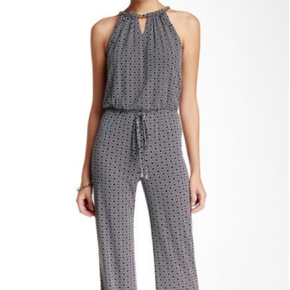 Laundry BY SHELLI SEGAL Halter Necklace Print Jumpsuit